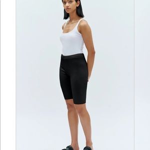 NWT Kotn Ribbed Rolled Hem Cycle Shorts